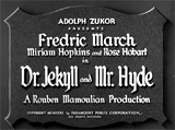 Dr. Jekyll and Mr. Hyde (1931)